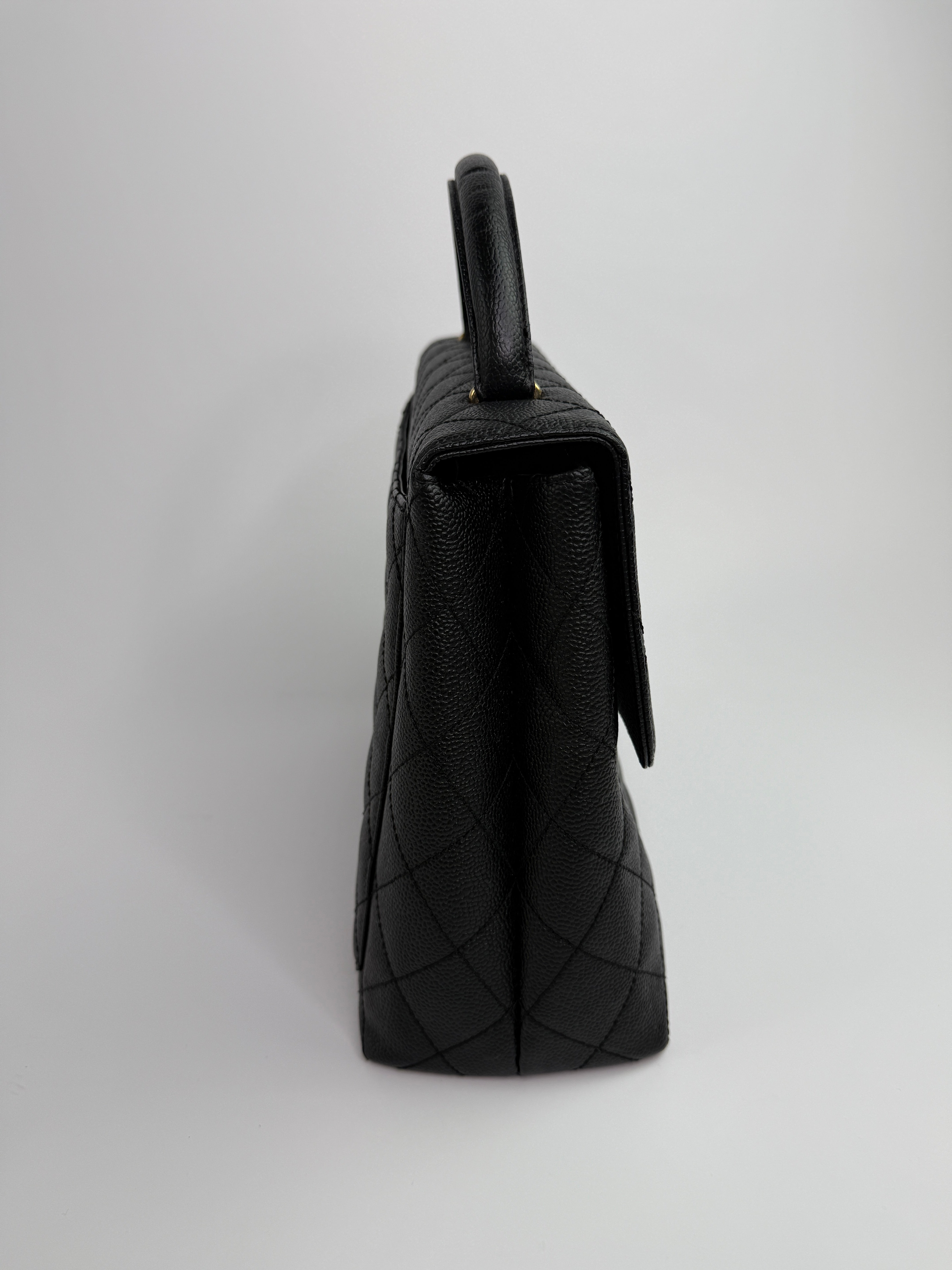 Chanel Vintage Black Caviar Kelly Top Handle
Pre Loved & Authentic 