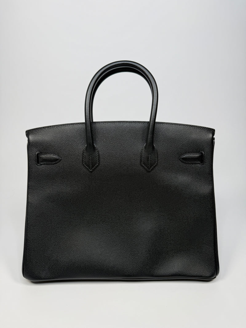 Hermès Birkin 35 Black Epsom Leather With PHW