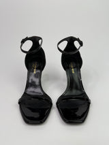 Saint Laurent Black Opyum Sandals (Size 38/UK 5)