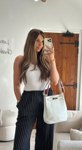 Hermès Sac So Kelly Blanc Verso, Togo and Sanguine Bag
