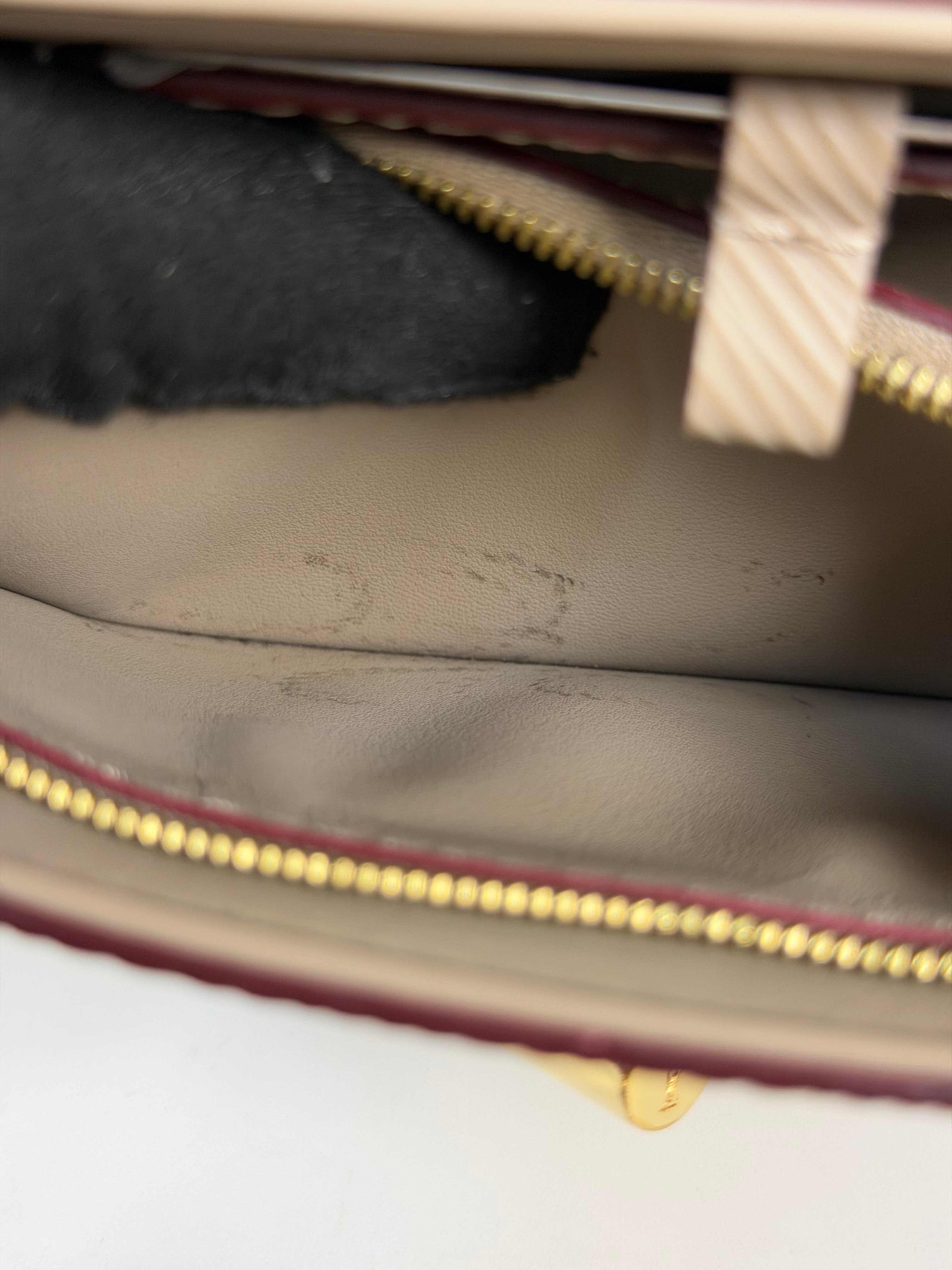 Louis Vuitton Twist PM Shoulder Bag In Galet Epi Leather With Gold Hardware