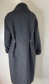 Givenchy Grey Wool Coat (Size 44/UK 16)