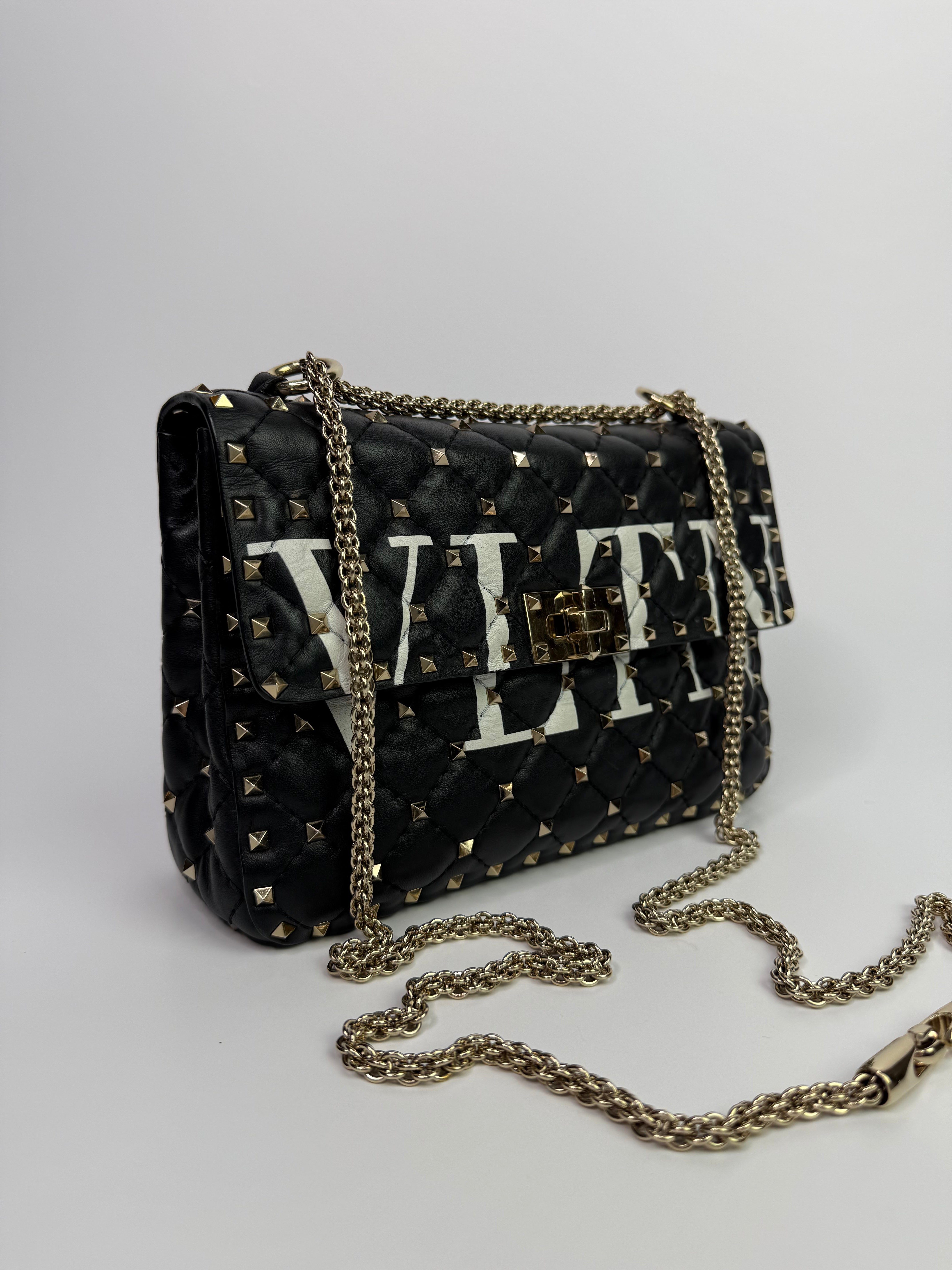 Valentino Garavani Medium Rockstud Spike shoulder bag