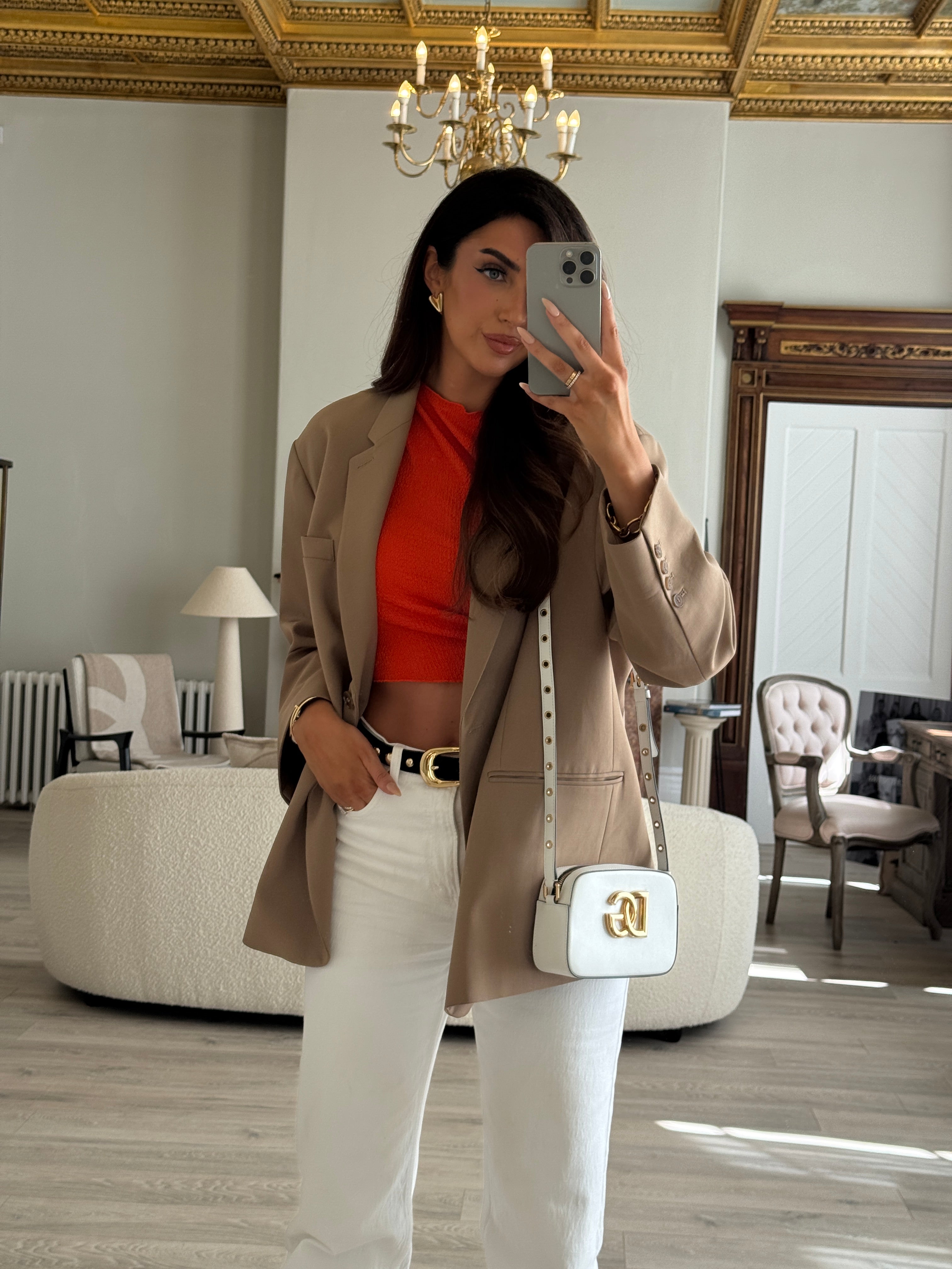 Dolce & Gabanna 3.5 Leather Crossbody Bag