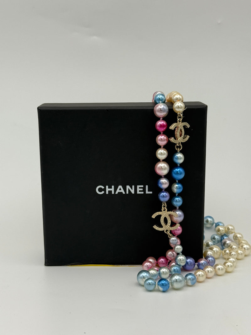 Chanel Rainbow Pearls