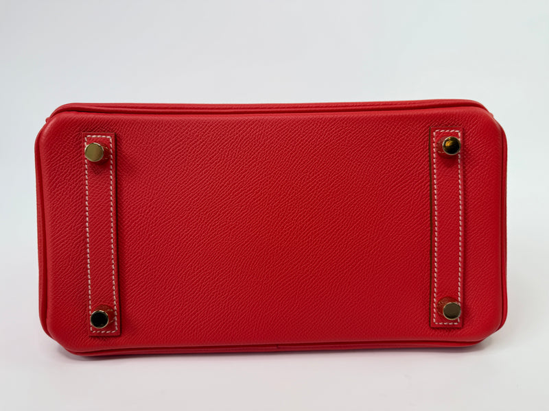 Hermès Birkin 25 In Candy Rose Jaipur Epsom With Permabrass Hardware