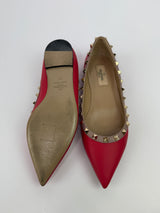 Valentino Garavani Rockstud Ballerina Flats(Size 38/UK5)
