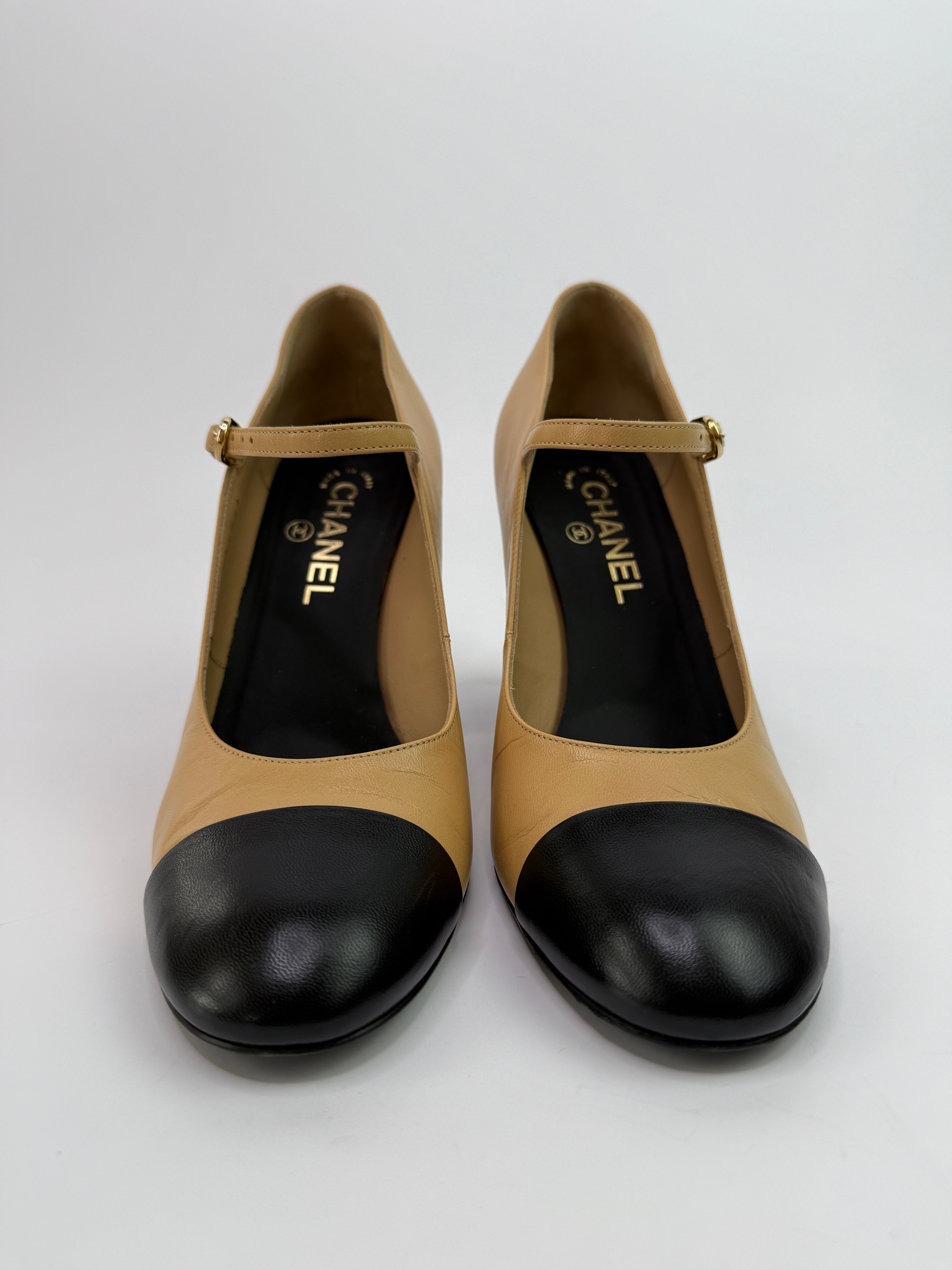 Chanel 22A Mary-Jane Embellished Shoes  (Size 40/UK7)