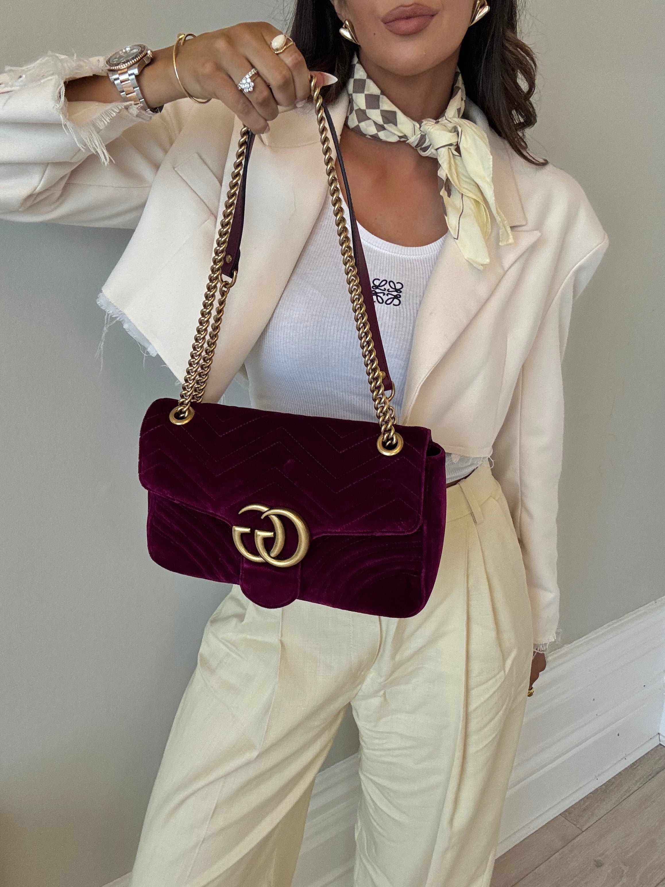 Gucci GG Medium Marmont Shoulder Bag