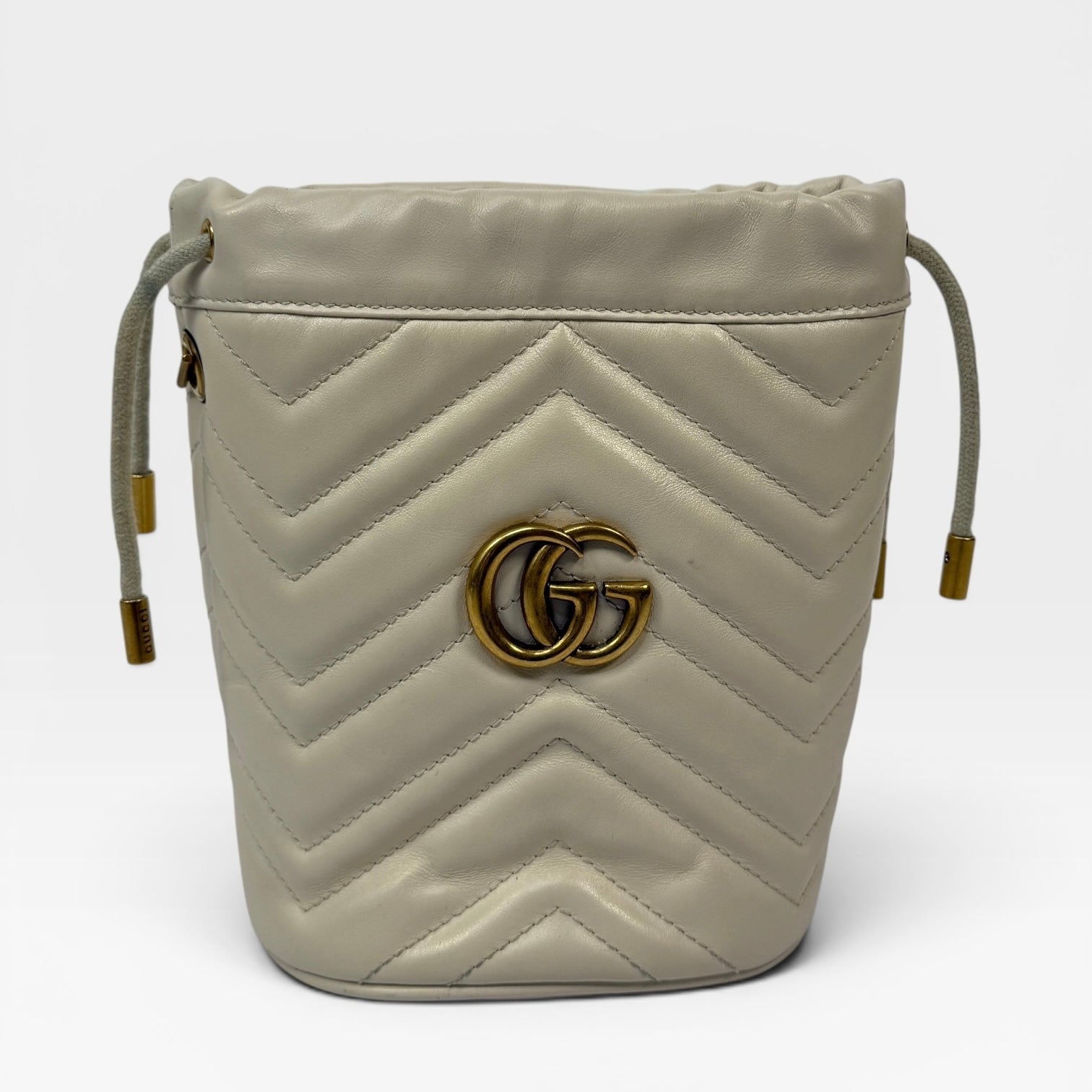 Gucci GG Marmont Mini Quilted Bucket Bag