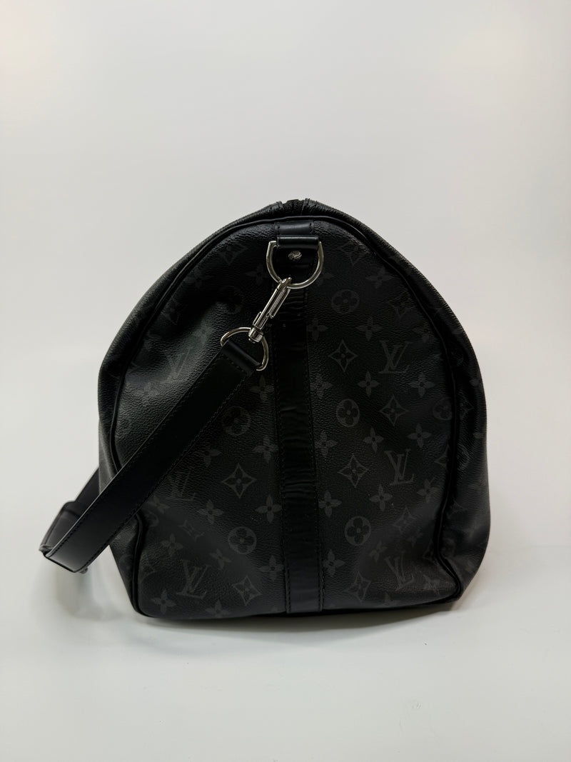 Louis Vuitton Keepall Bandouliere 55 Monogram Eclipse