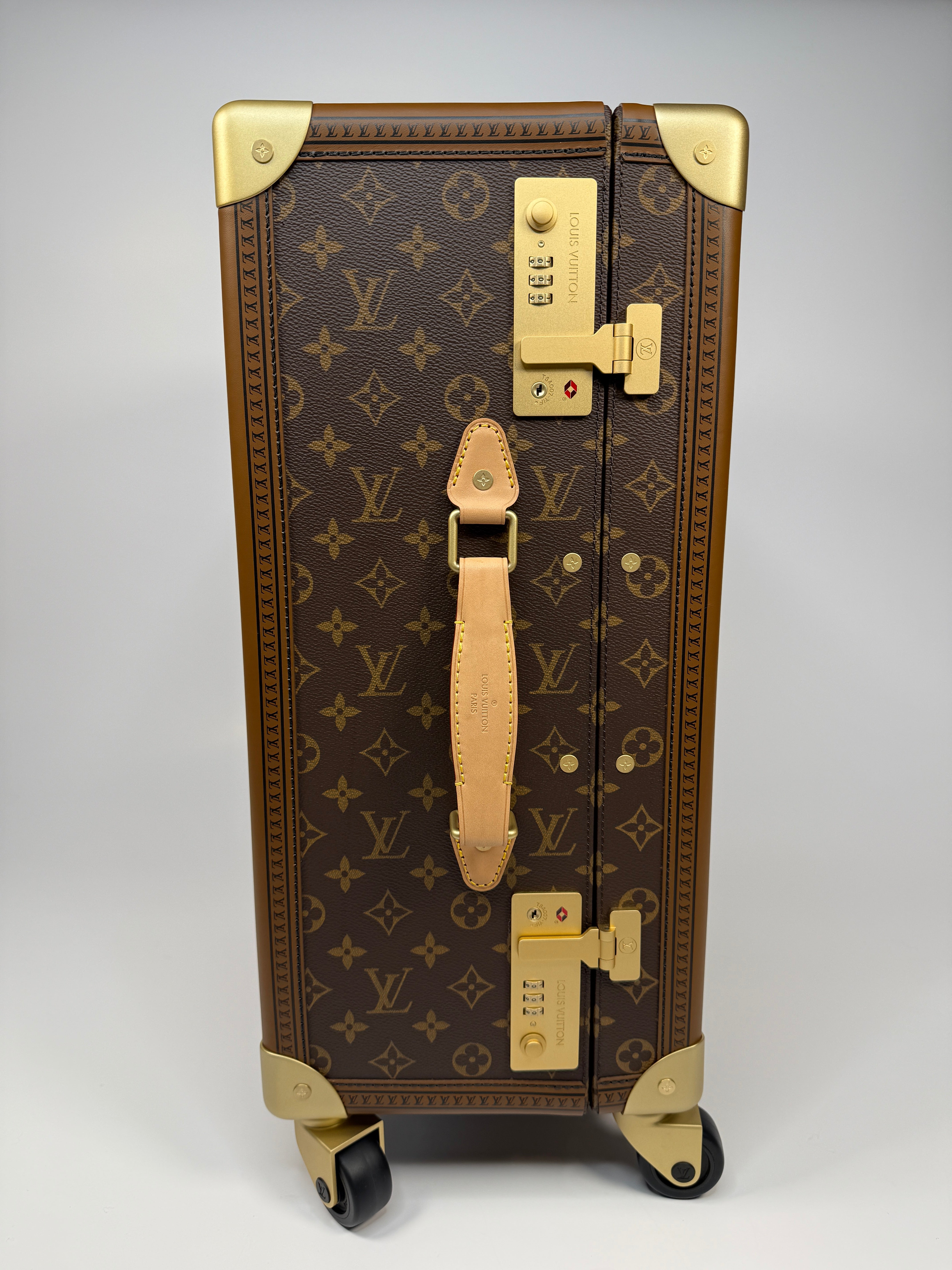 Louis Vuitton Monogram Trunk Roller authentic and preloved in new and unused condition