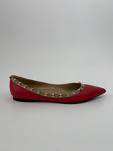 Valentino Garavani Rockstud Ballerina Flats(Size 38/UK5)