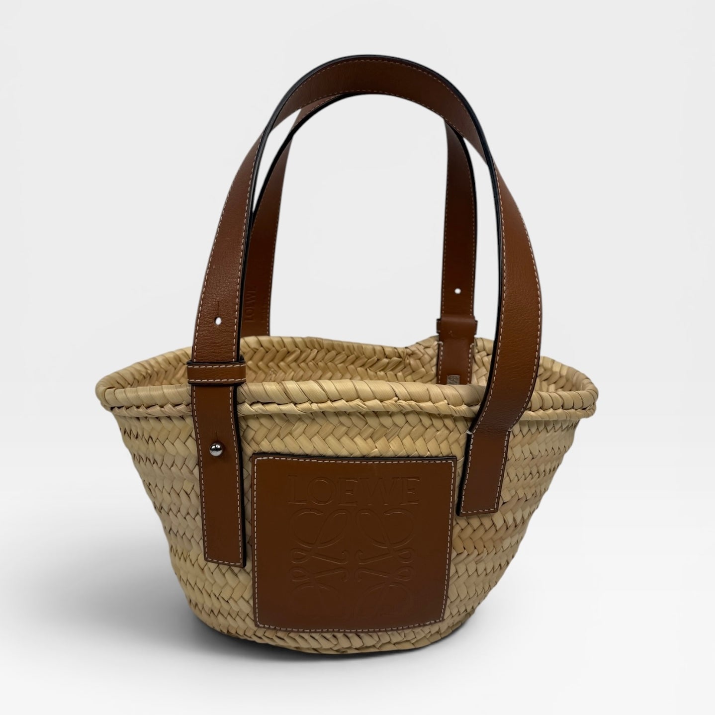 LOEWE Woven Raffia Mini Basket Bag
Authentic Pre Loved Verified by Luxe Cheshire Trusted Designer resale