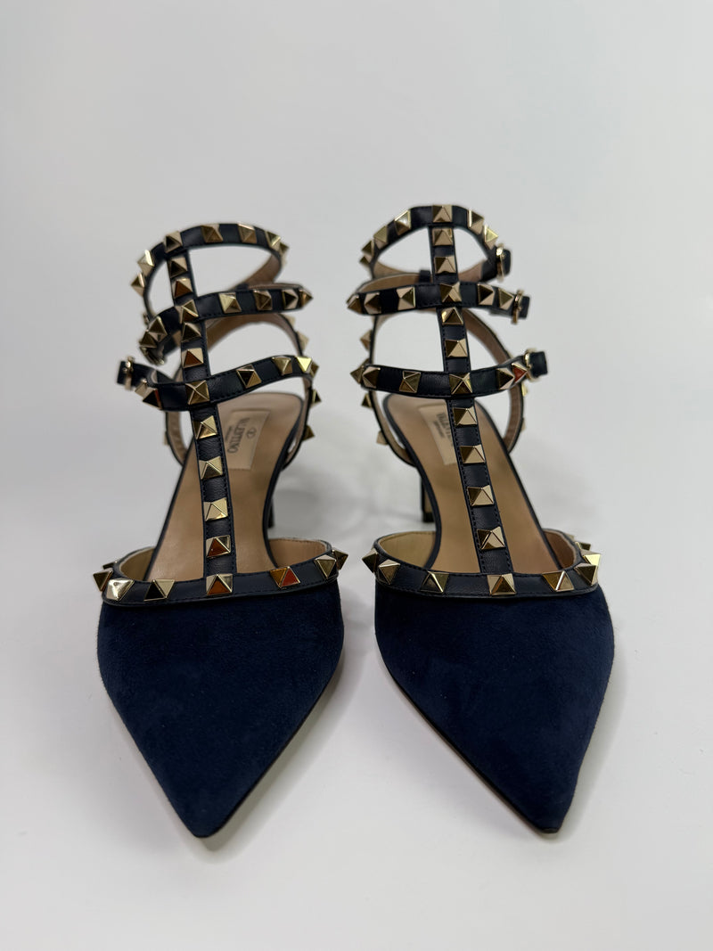 Valentino Garavani Rockstud Pumps (Size 37.5/UK4.5)