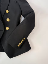 Balmain Black Blazer (Size34/UK6)