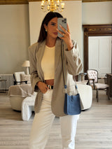 Hermès Evelyne TPM In Blue Tie With PHW