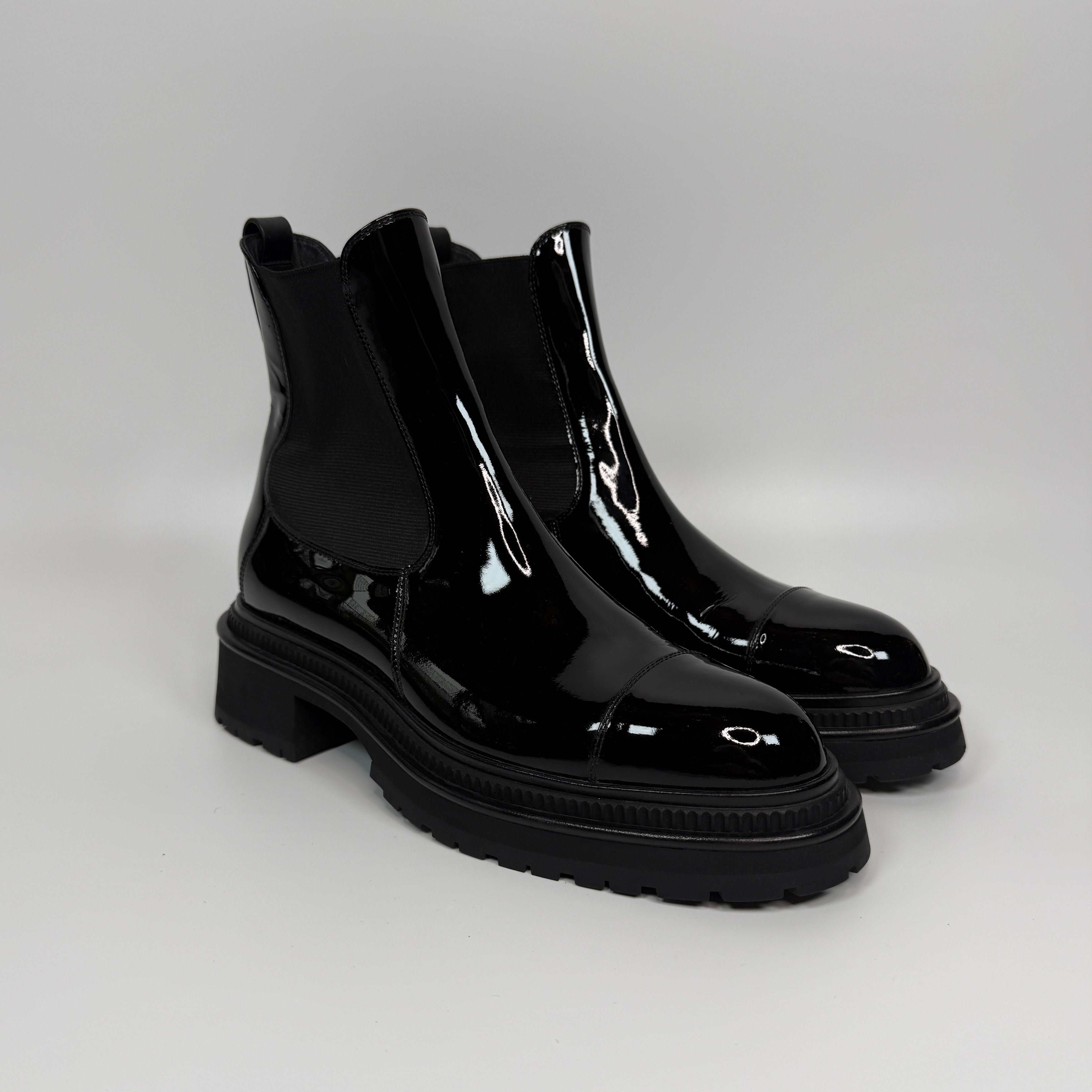 Chanel CC Ankle Boots (Size 40/UK7)