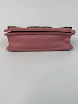 Chanel pink plexiglass Horizontal Boy Brick Bag