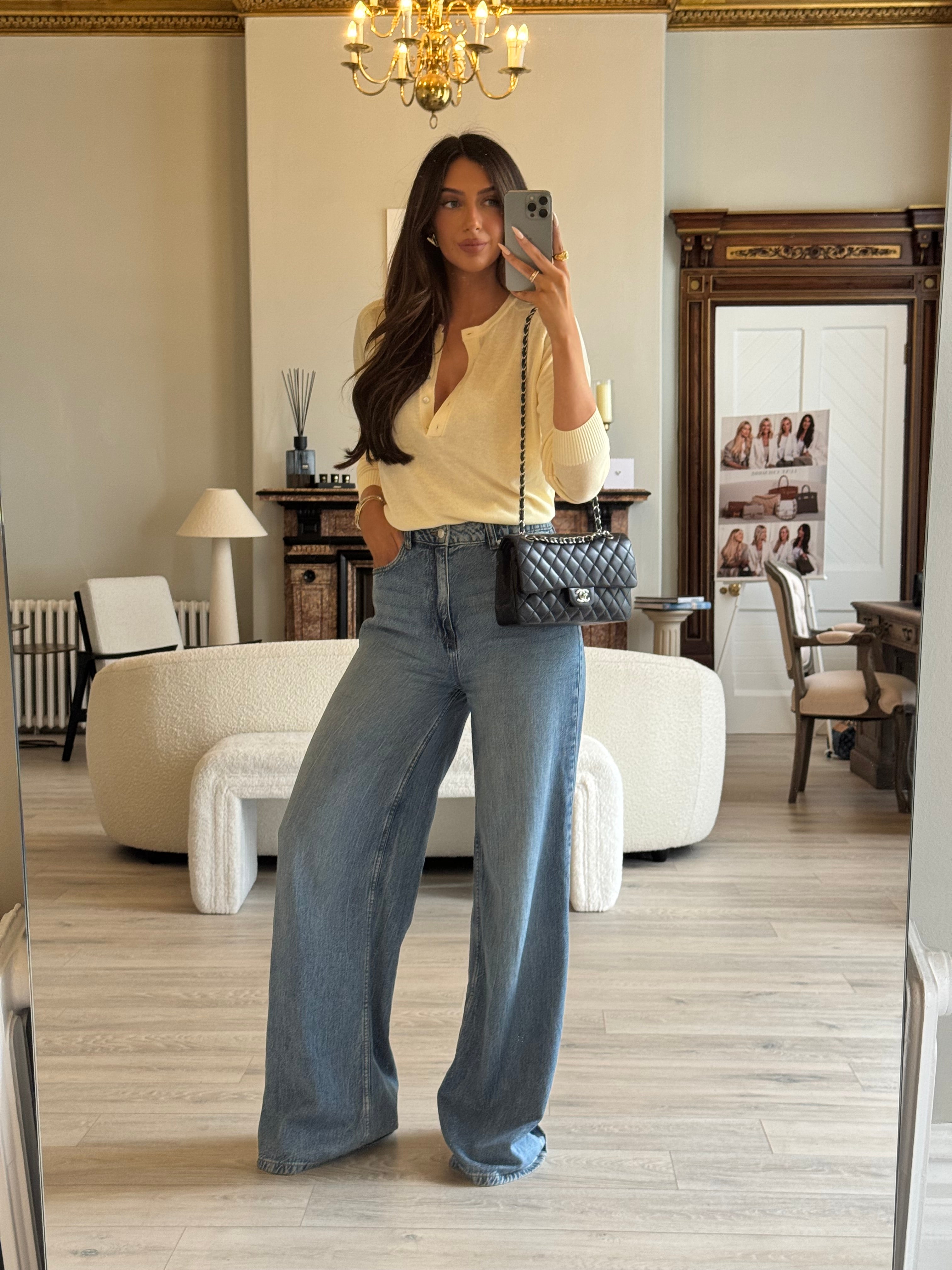 Chanel Medium Classic Double Flap Black Lambskin Leather With Silver Hardware
Pre Loved & Authentic