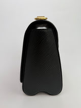 Louis Vuitton Black Epi Leather Twist MM Shoulder Bag