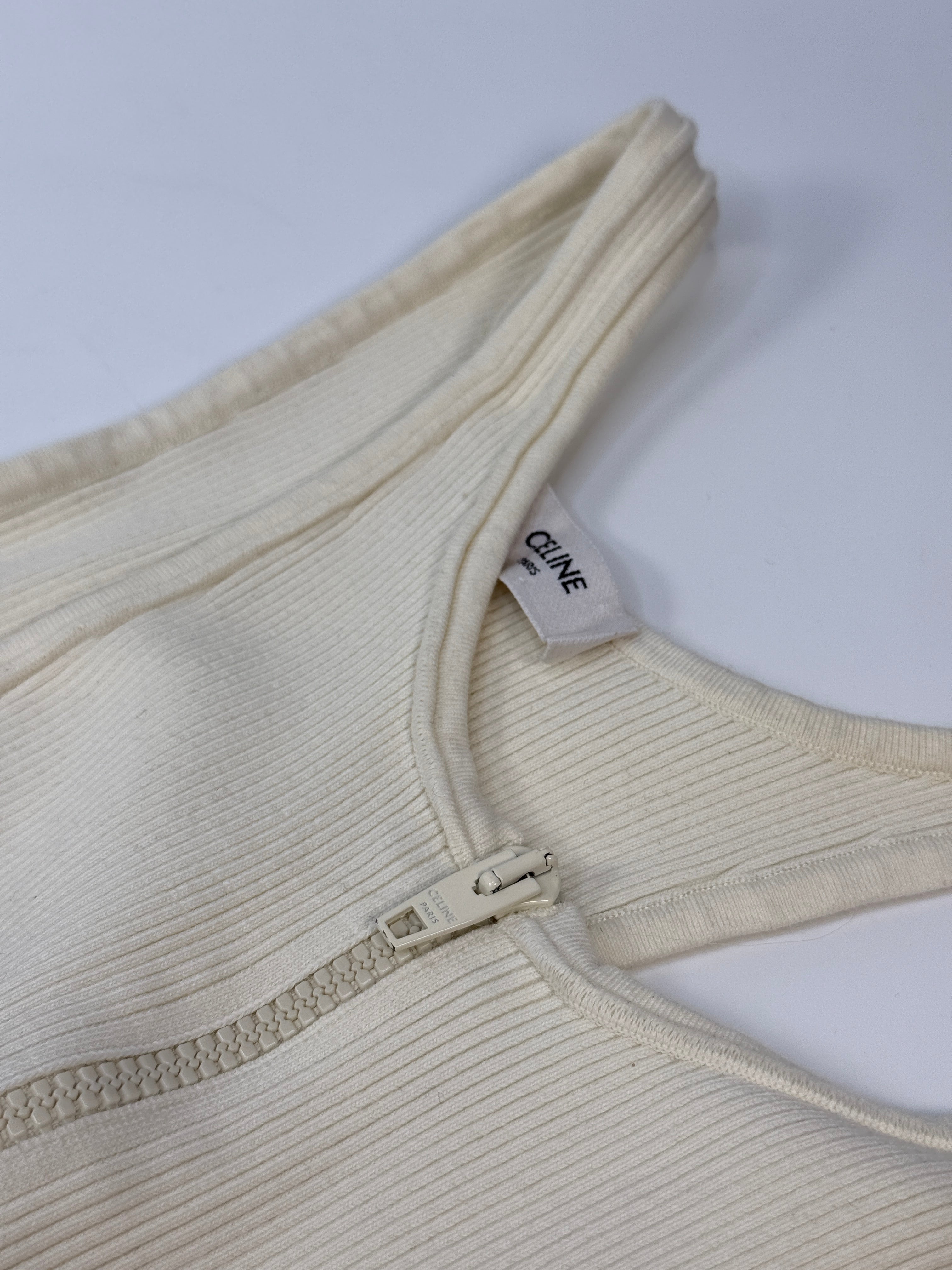 Celine Logo Bodysuit  (Size IT40/UK8)