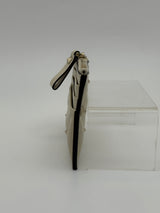 Valentino Garavani Ivory Rockstud Snap Wallet