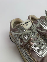 Chanel CC Metallic CC Sneakers (39.5 /UK 6.5)