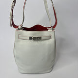 Hermès Sac So Kelly Blanc Verso, Togo and Sanguine Bag