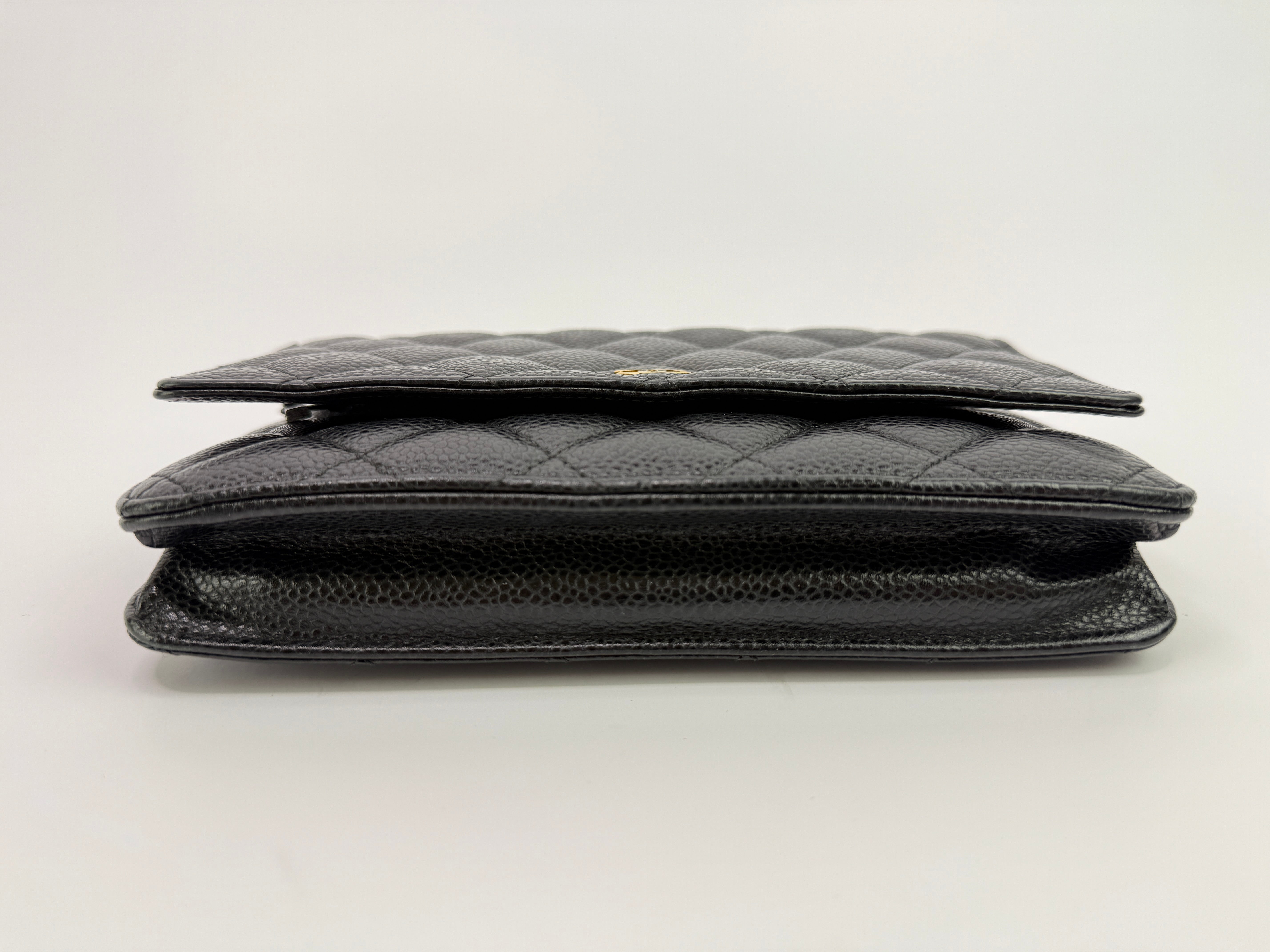 Chanel Wallet On Chain Black Caviar Leather With GHW