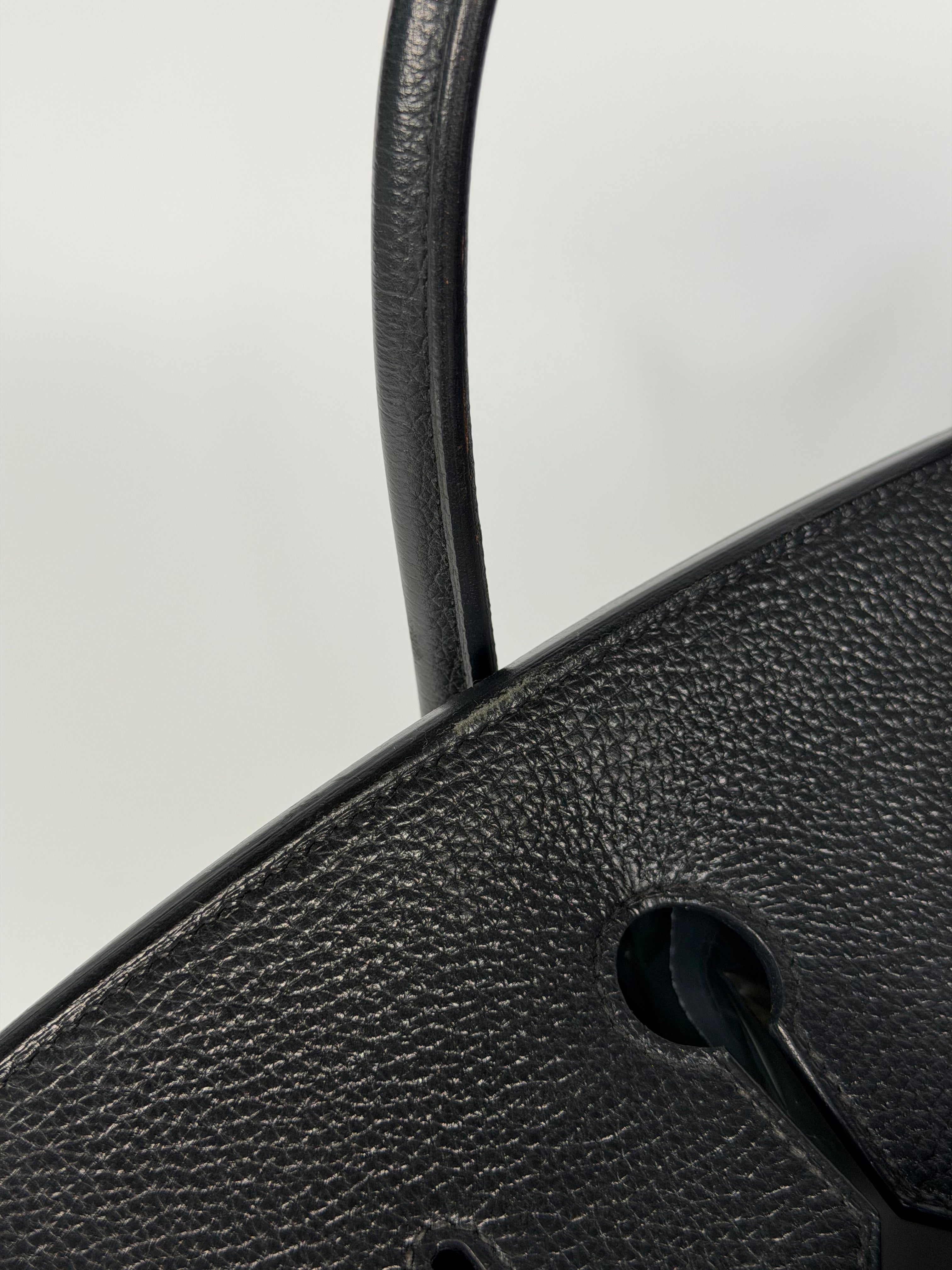 Hermès Birkin 35 Black Togo Leather With Gold Hardware
