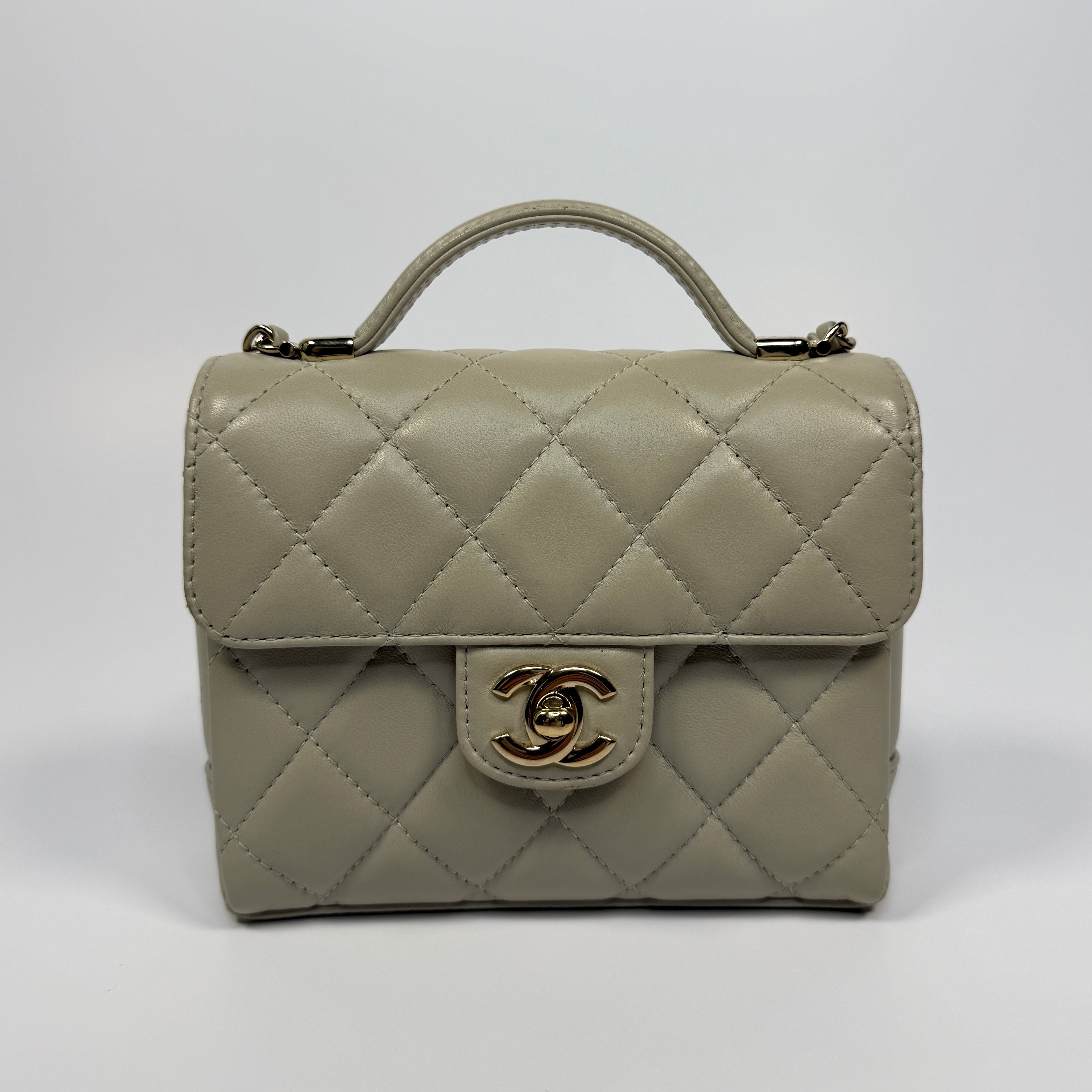 Chanel Seasonal Top Handle Flap Bag
Pre Loved & Authentic 