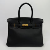 Hermès Birkin 30 In Black Togo Leather With GHW