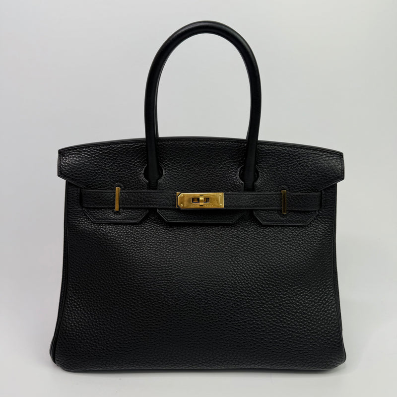 Hermès Birkin 30 In Black Togo Leather With GHW