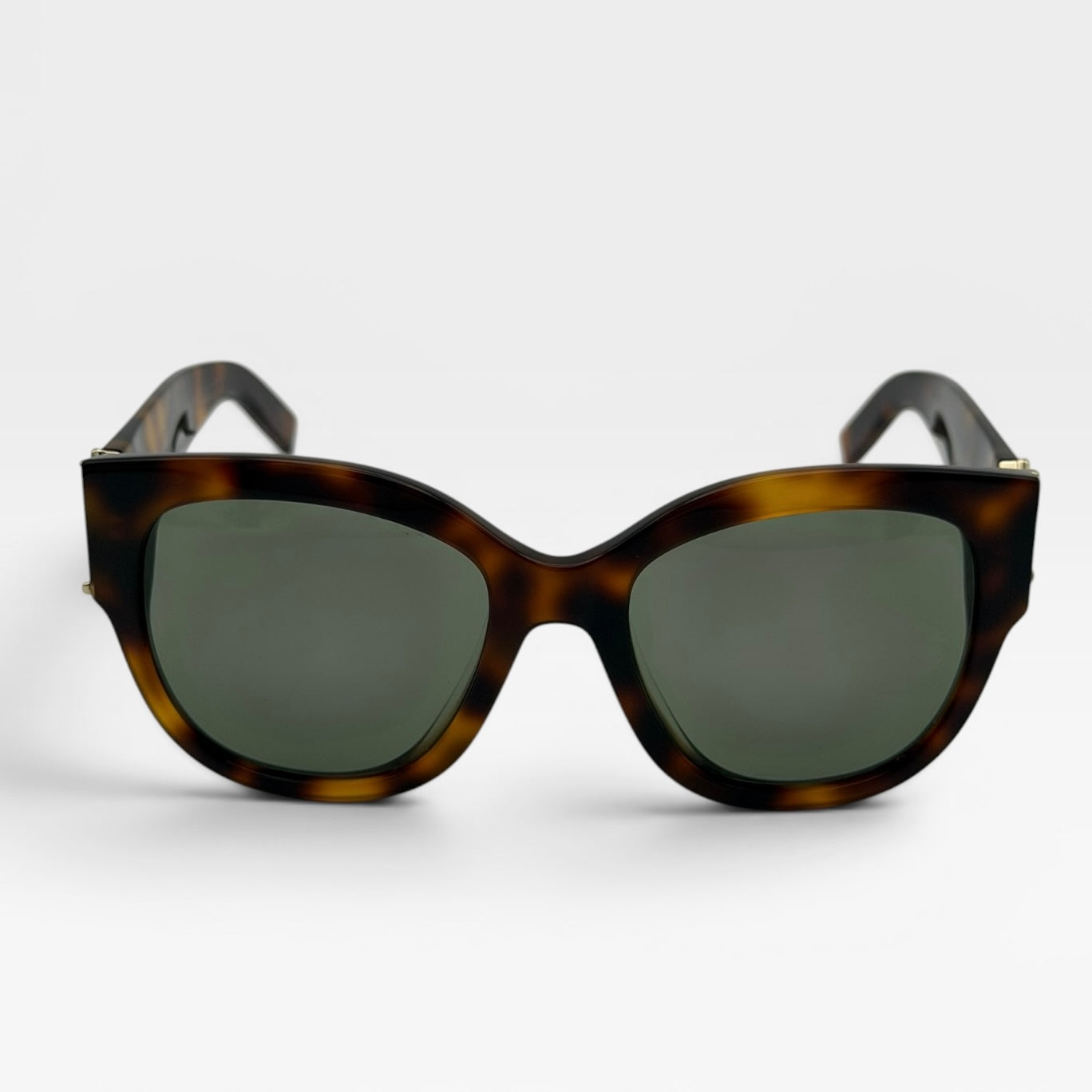 Saint Laurent Oversized Sunglasses With Pale Gold Hardware. Authentic and preloved in excellent condition
