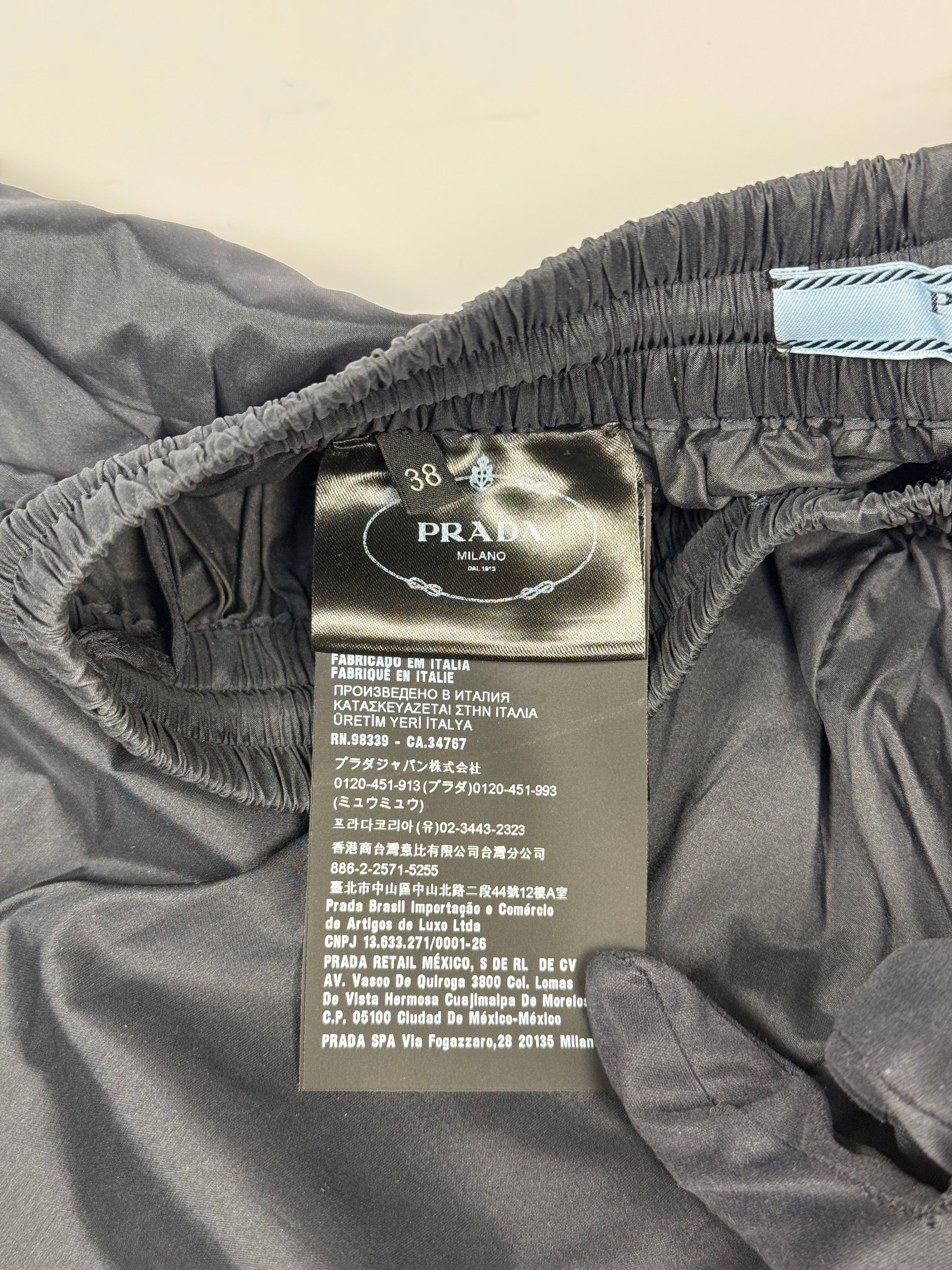 Prada Black Nylon Shorts (Size 38/UK6) Authentic and preloved Excellent condition