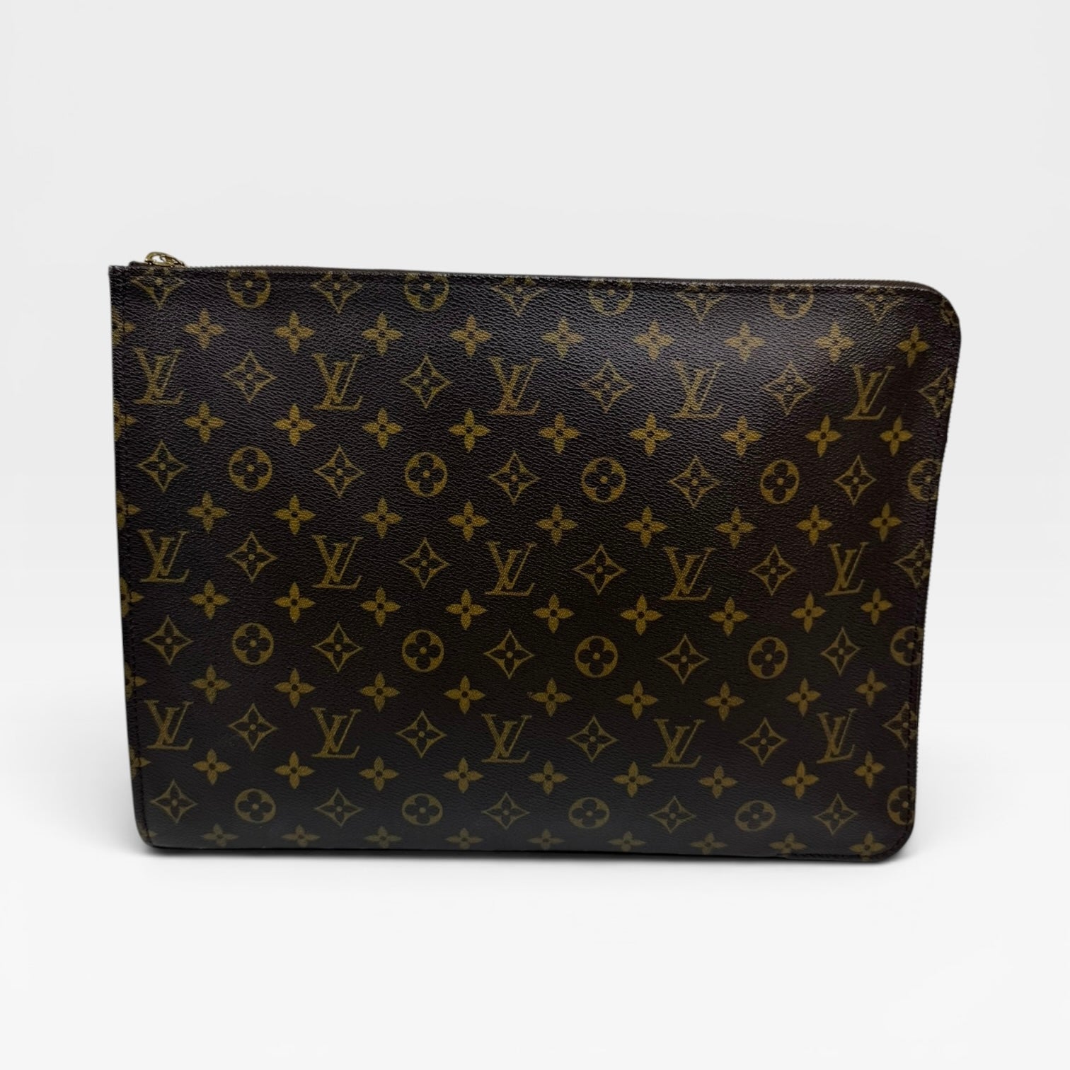 Louis Vuitton Poche Document Portfolio In Monogram Gold Hardware. Authentic and preloved n excellent condition. 100% guarantee