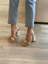 Gucci Marmont Mid Heel Sandal (Size 39/UK 6)