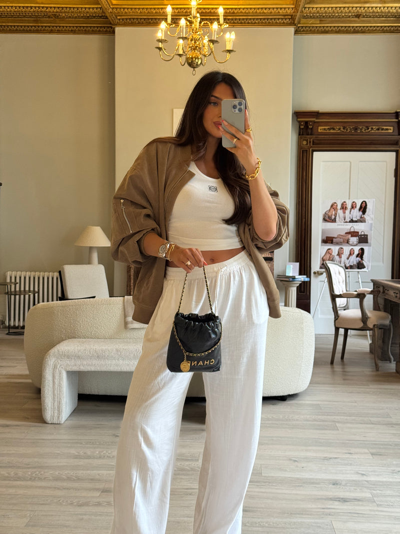 Chanel 22 Mini Bag Black Calfskin With GHW