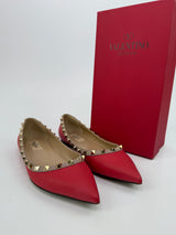 Valentino Garavani Rockstud Ballerina Flats(Size 38/UK5)