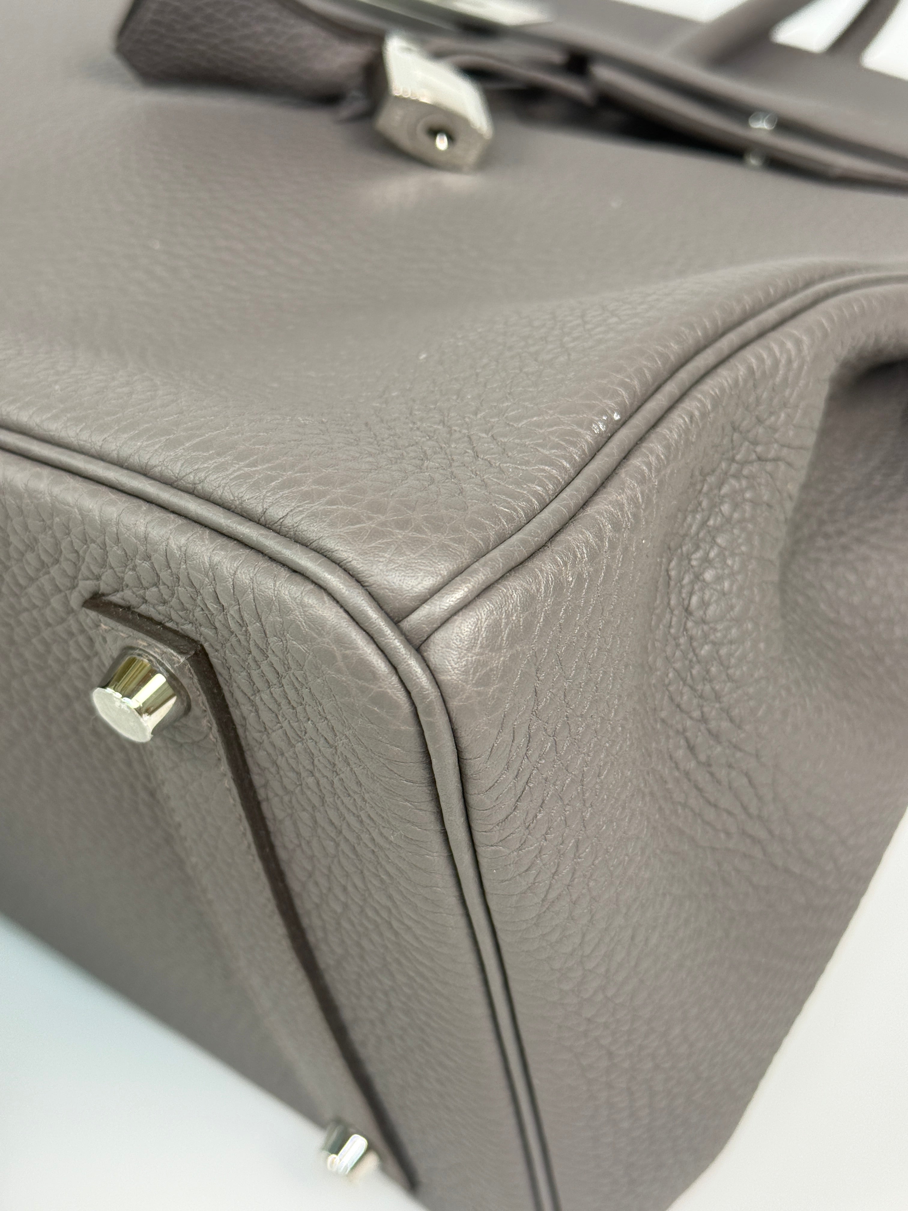 Hermès Birkin 35 In Gris Etain Togo Leather With Palladium Hardware