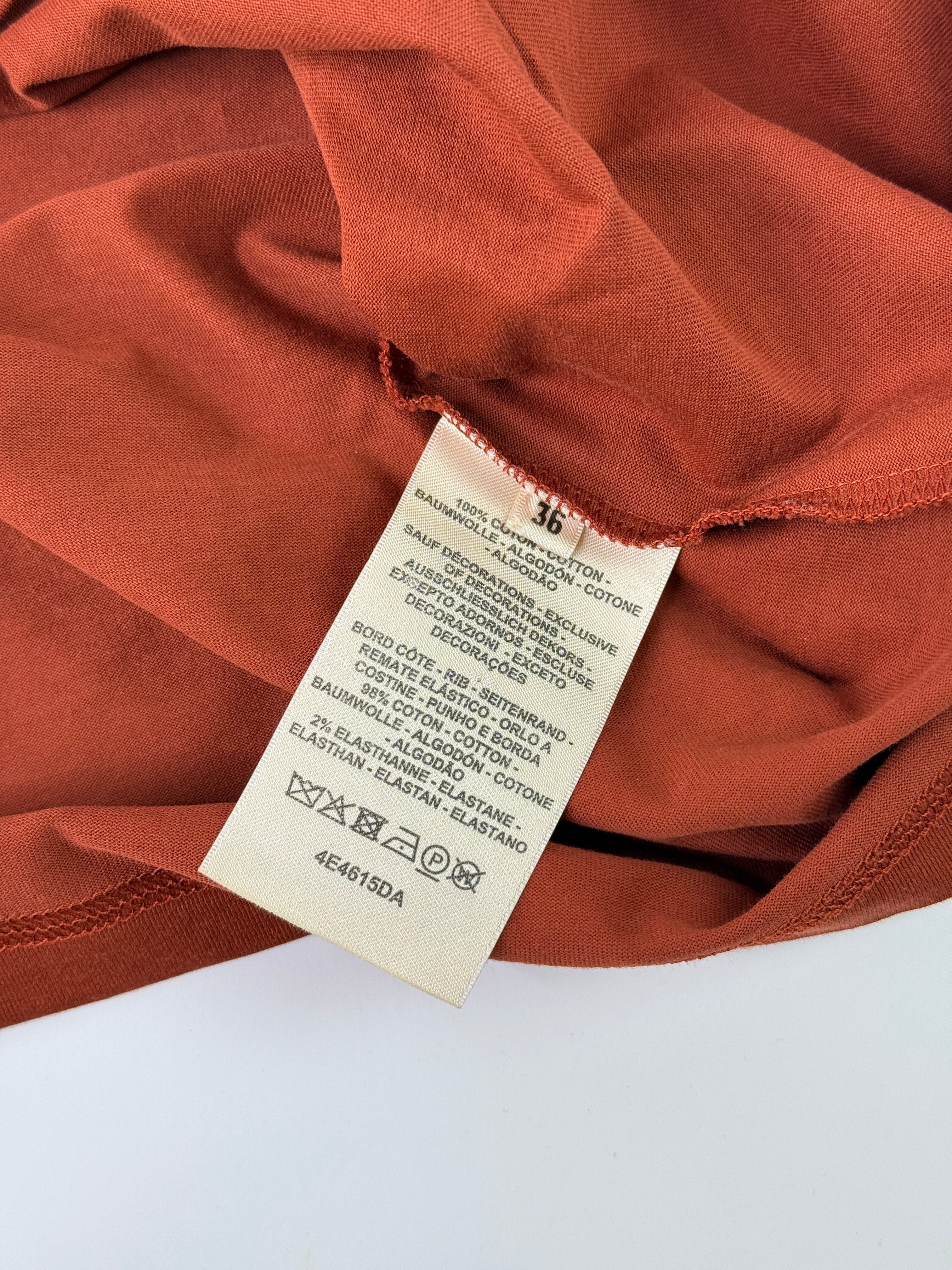 Hermès Embroidered Pocket T-Shirt  (Size 36/UK8)