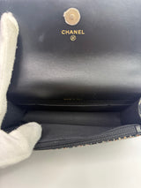 Chanel 19 Wallet On Chain In Tweed Fabric