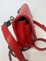 Chanel Limited Edition Red Leather Flap Bag