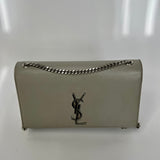 Saint Laurent Medium Kate Bag In Grey