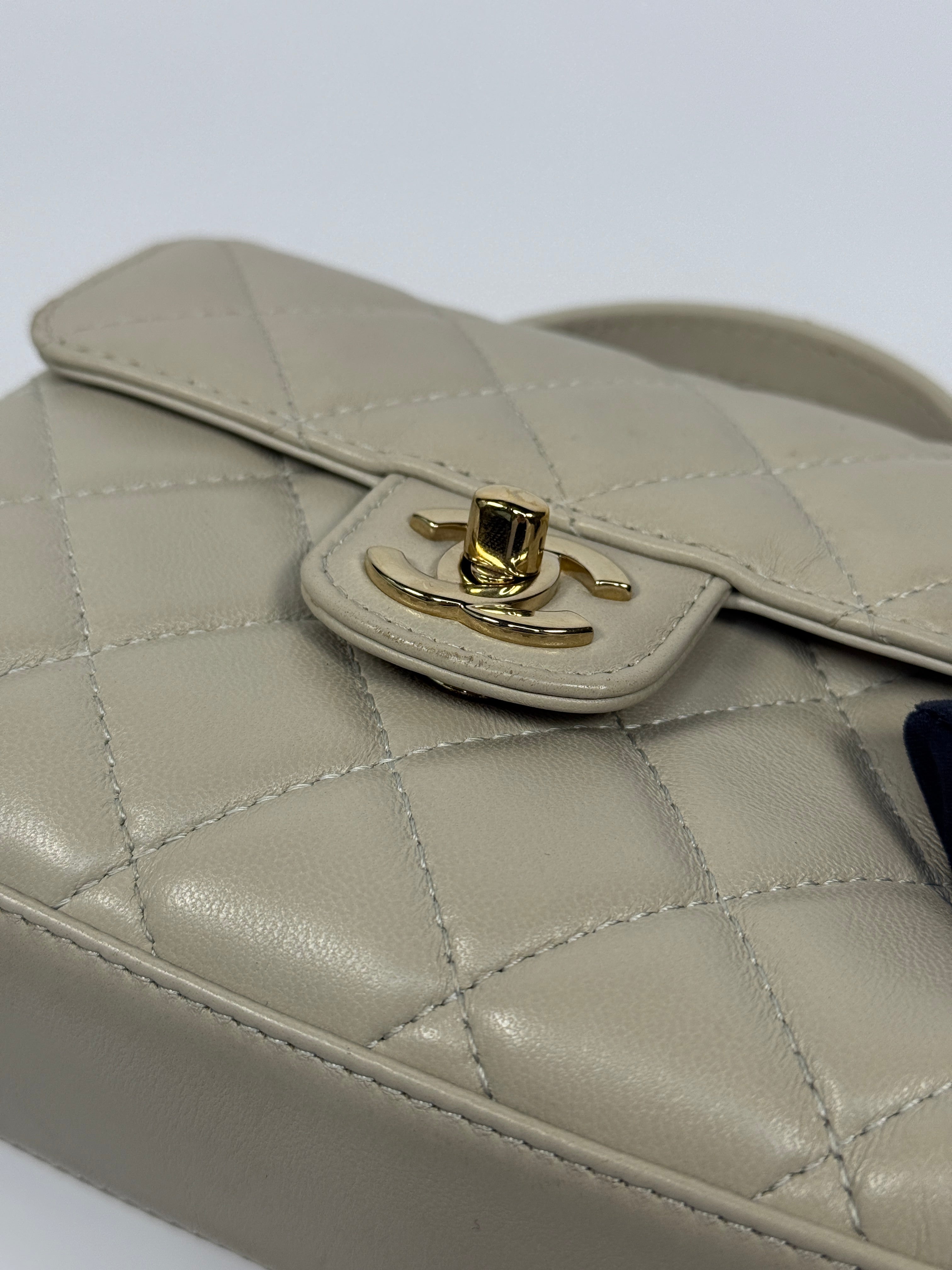 Chanel Seasonal Top Handle Flap Bag
Pre Loved & Authentic 