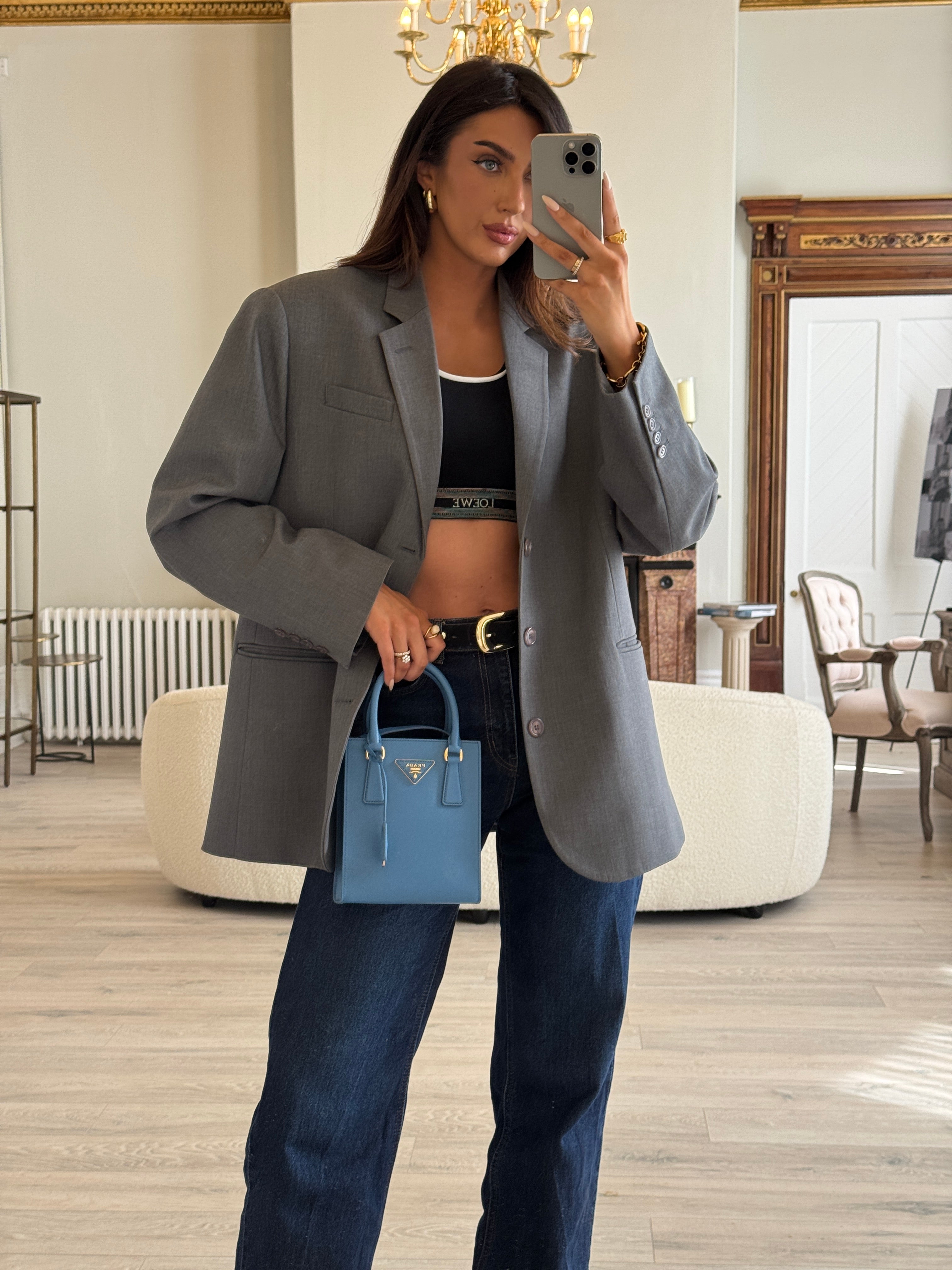 Prada Mini Tote In Powder Blue Saffiano Leather
Authentic Pre Loved Verified by Luxe Cheshire Trusted Designer resale