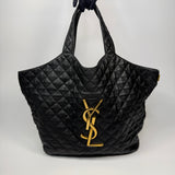 Saint Laurent ICARE Maxi Quilted Leather Shopping Bag