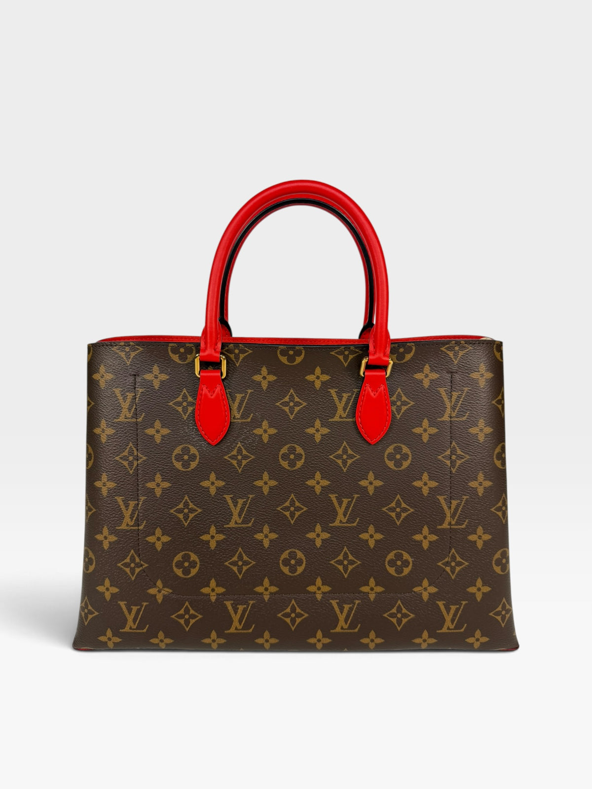 Louis Vuitton Flower Tote In Monogram Canvas With Gold Hardware 100% authentic and preloved in excellent condition