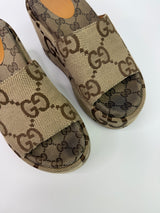 Gucci GG Angelina Platform Slides  (Size 37.5/UK 4.5)
